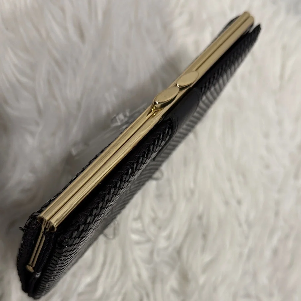 WHITING & Davis Black Mesh Clutch